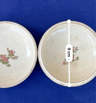 Caja Porcelana Satsuma Japón Vintage Flores