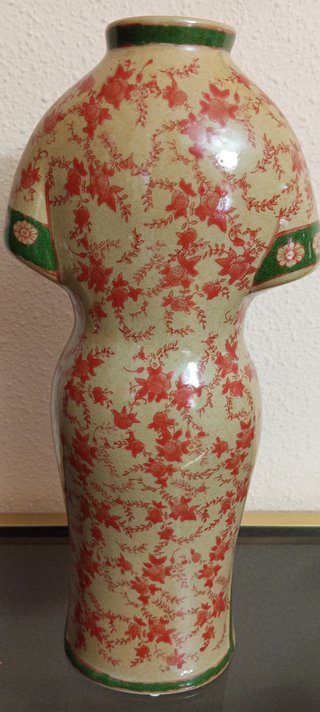 Jarrón Cerámica Japonés Estilo Kimono
