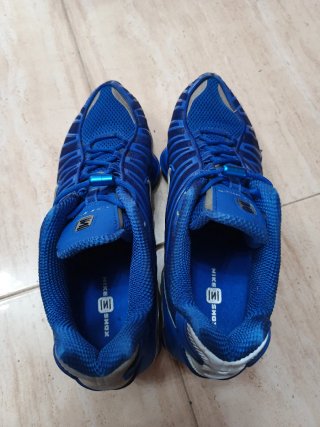 Nike Shox TL Azul Plata Originales.