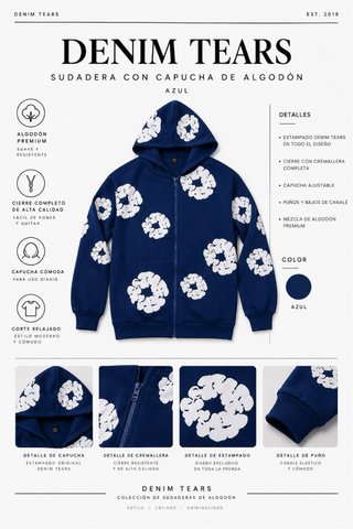 Sudadera Corteiz Azul