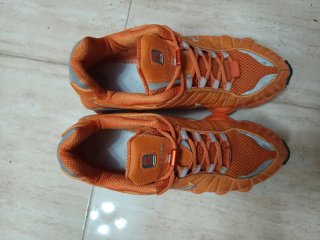 Nike Shox TL Naranja Plata