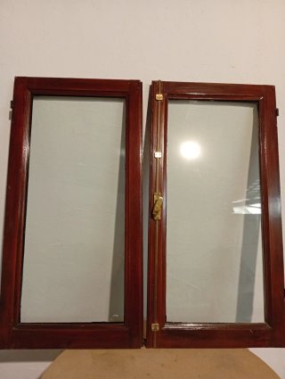 Ventanas madera con cristales climalit