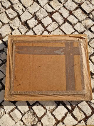 Quadro Oriental Madeira Vintage Chinês