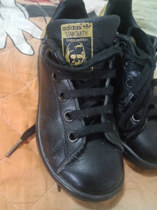 Adidas Stan Smith Bambino Nero