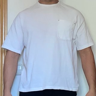Camiseta Pull&Bear oversize bolsillo M