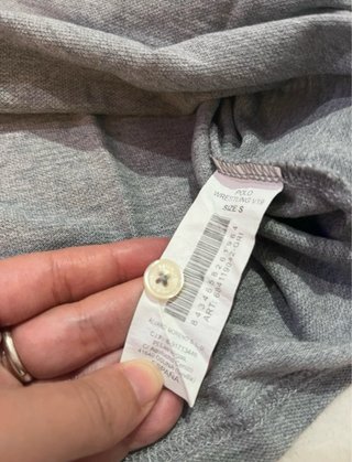 Camisa Polo Gris Estampado Alvaro Moreno Talla S