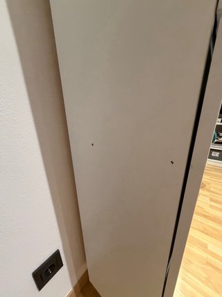 Mueble estrecho blanco madera