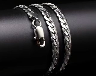 Cadena Cubana 925 para Hombre y Mujer
