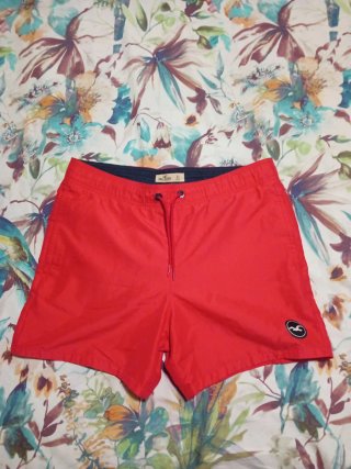 Bañador Hollister Rojo Talla XS