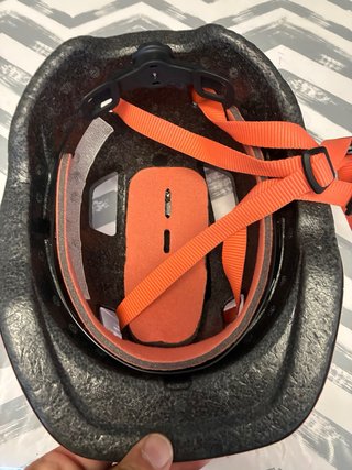 Casco de bicicleta infantil naranja