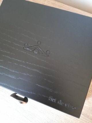 Oferta !!!! Dos Cajas Negras Madera x 6€