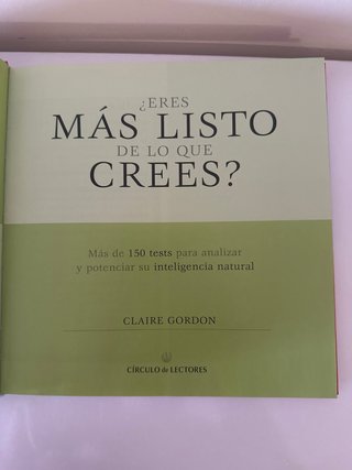 ERES MAS LISTO DE LO QUE CREES?