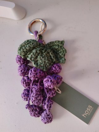 Charm Hoss Intropia Uvas Crochet Nuevo