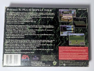 PGA European Tour, SNES, PAL EUR, amb capsa