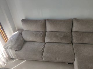 Sofá Chaiselong Gris Beige