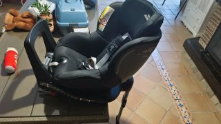 Silla coche Britax Römer giratoria, con Isofix