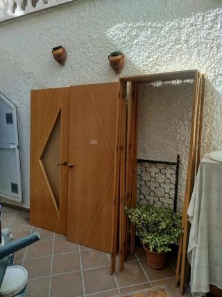 Puertas de madera con diseño