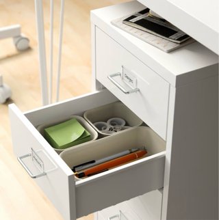 Cajonera Helmer Ikea con ruedas