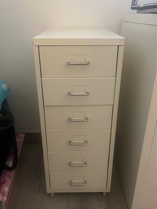 Cajonera Helmer Ikea con ruedas