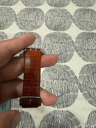 Reloj Swatch Correa Marrón y Esfera Plateada