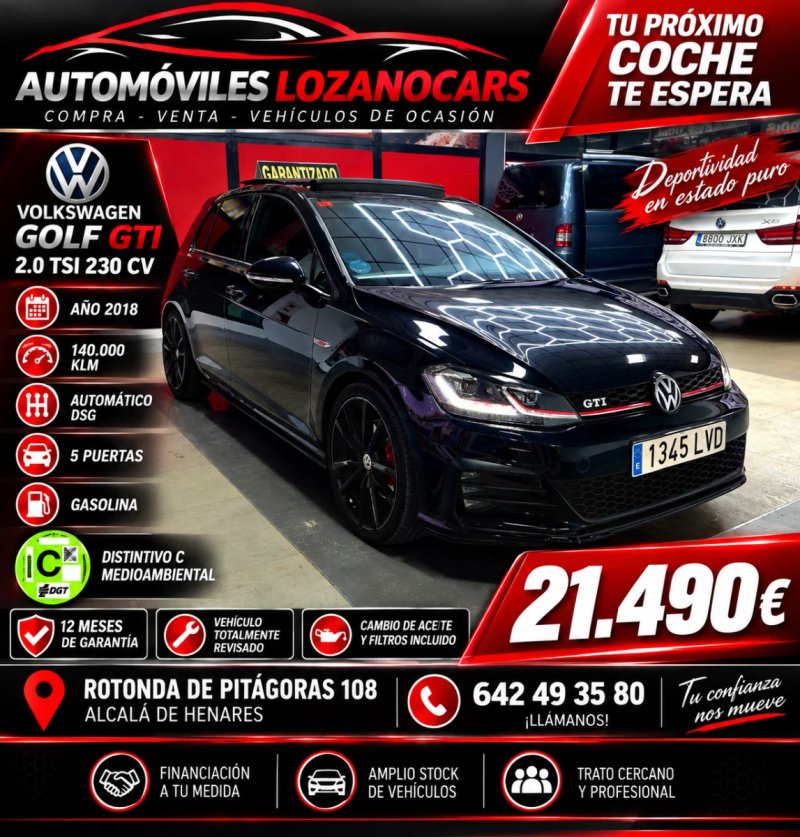 Volkswagen Golf VII 2.0 TSI BMT GTI 5p 2018