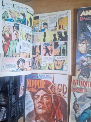 8 Cómics Anuarios Nippur Magnum y D'artagnan