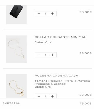 Set Vacier Minimal Collar y Pulsera + Wallet