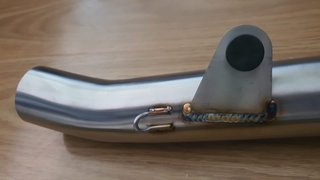Adaptador Escape Moto 54mm 39cm