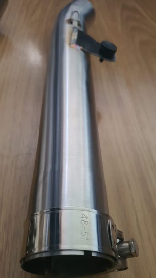 Adaptador Escape Moto 54mm 39cm