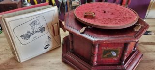 Gramola His Master's Voice Marrón/Rojo