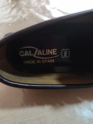Mocasines de piel CALZALINE talla 40
