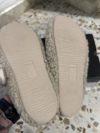 Pantuflas Verbenas Beige Talla 38