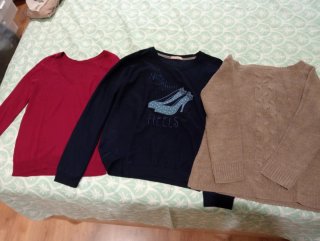 Lote 3 jerseys mujer