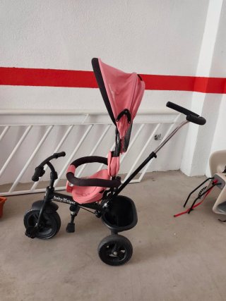 Triciclo para bebé color rosa