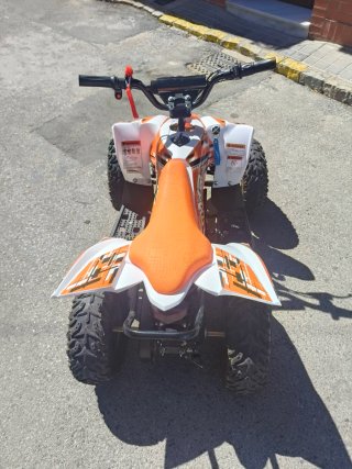 Quad Eléctrico MR Infantil Naranja/Blanco