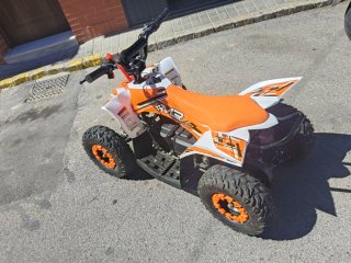 Quad Eléctrico MR Infantil Naranja/Blanco