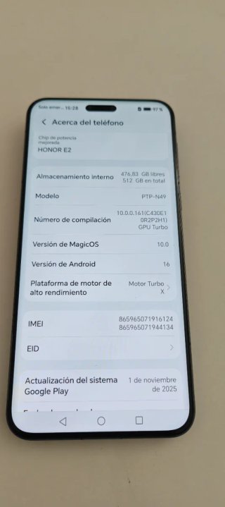 Honor Magic 7 Pro 512GB Negro