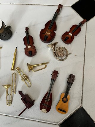 Collezione Miniature Strumenti Musicali - 17pz