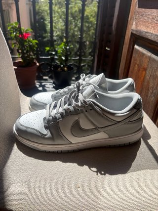 Zapatillas Nike Dunk Low Gris y Blanco