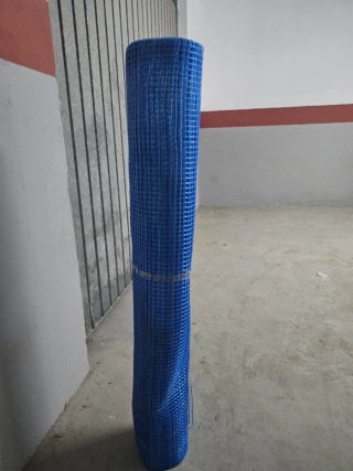 Malla de fibra de vidrio azul