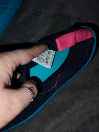 Escarpines Talla 34/35 Azul y Rosa