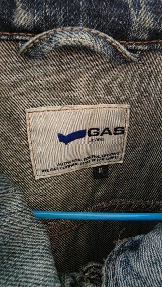 Giacca Denim GAS Uomo M Vintage Y2K
