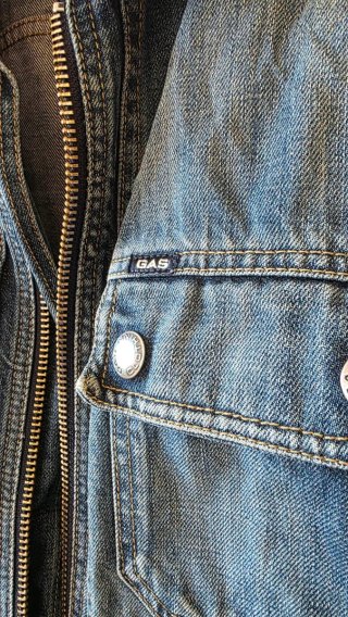 Giacca Denim GAS Uomo M Vintage Y2K
