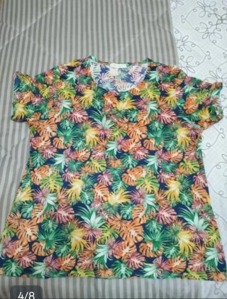 Camiseta de manga corta, talla XL