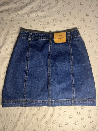 Falda tejana corta Stradivarius