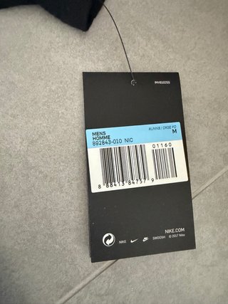 Maglietta Nike Dri-Fit Nera Uomo