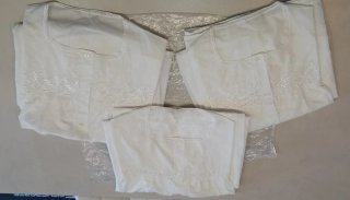 3 Camicie da notte cotone bianco