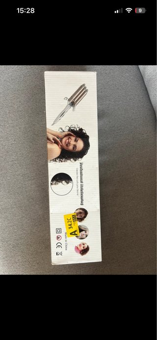 Ondulador de pelo de tres tubos