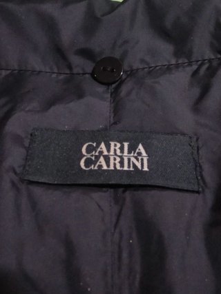 CARLA CARINI piumino giacca outdoor casual nero M