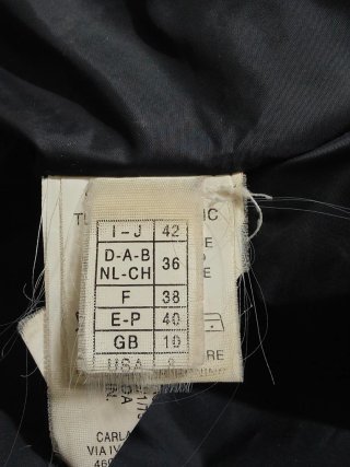 CARLA CARINI piumino giacca outdoor casual nero M